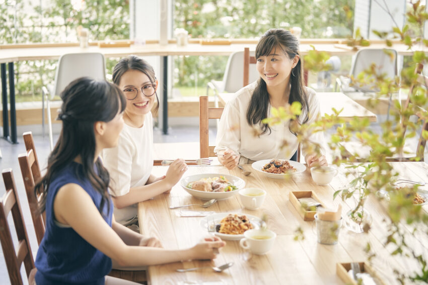 ママ友たちと久しぶりに集まって、ランチ会