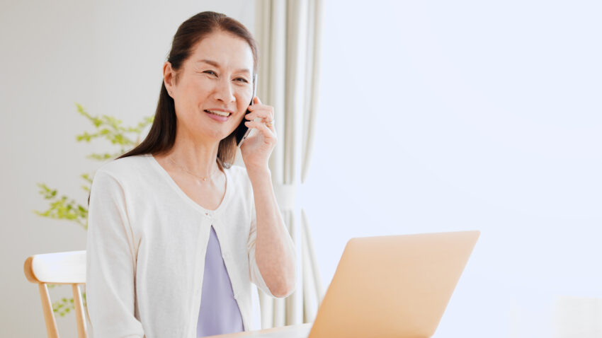 実家のお母さんから電話