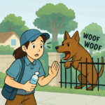 お客様の家の犬が怖い