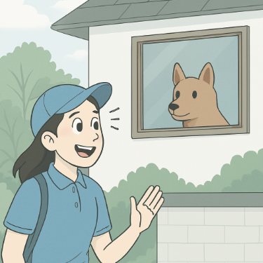 ブロック解除したら犬の気が変わった1