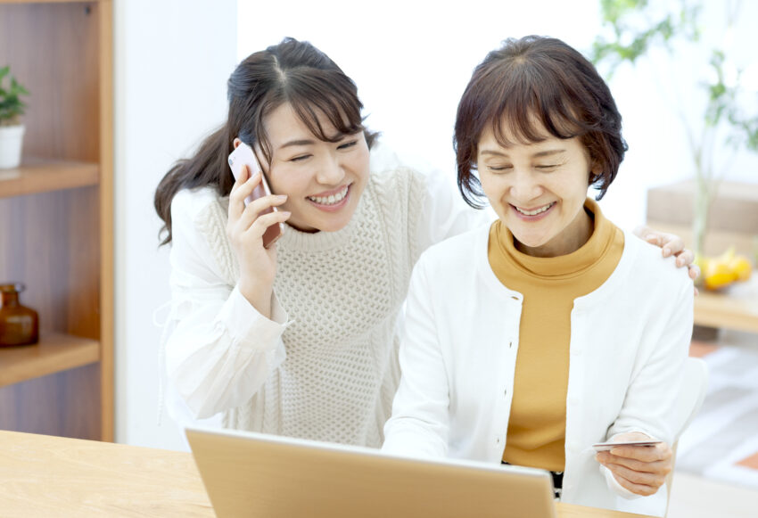 珍しくお母さんから電話があった
