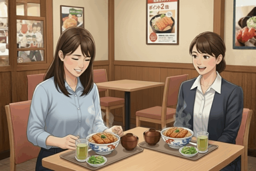 カツ丼食べたかったの