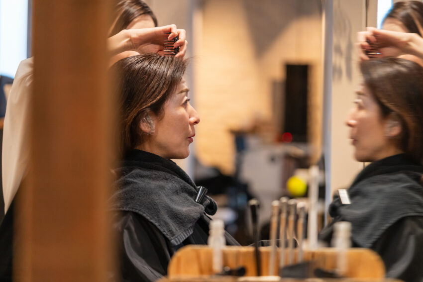 合う方法を考えてくれる美容師さん
