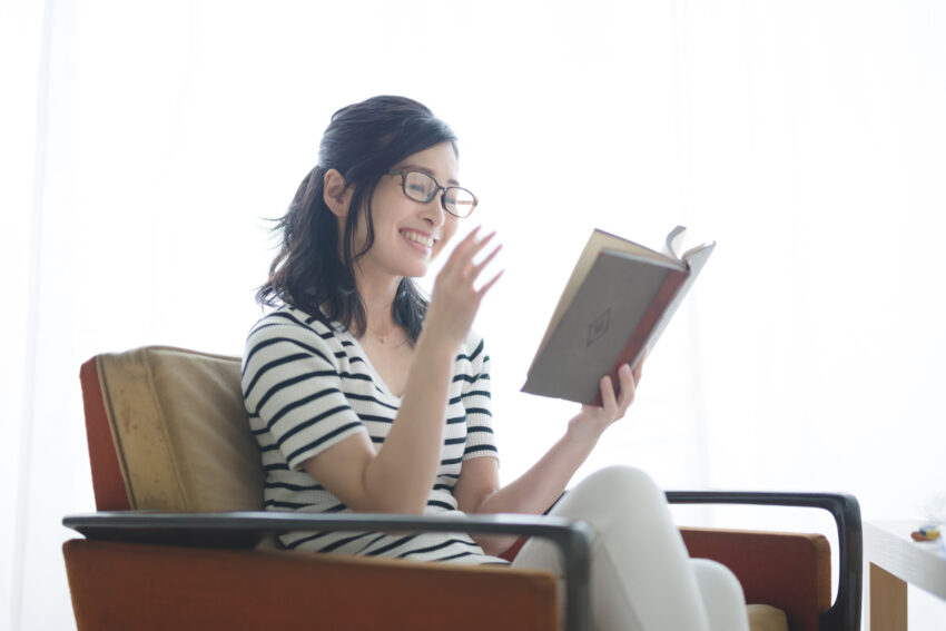 本を読むことが夜の時間が楽しみになった