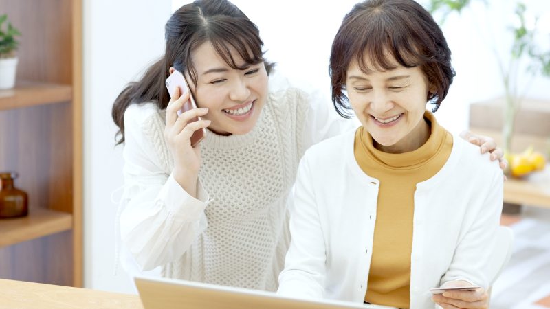 珍しくお母さんから電話があった